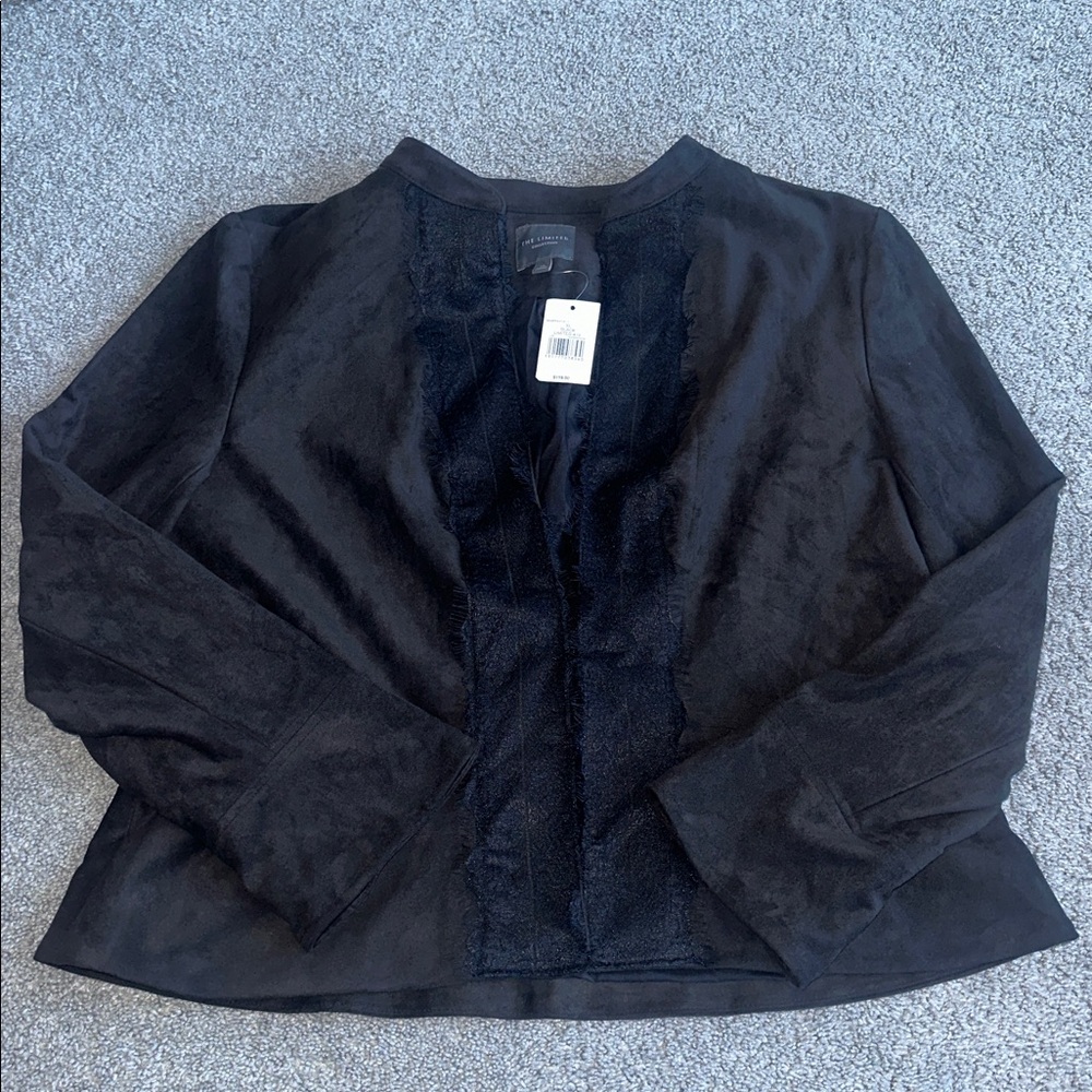 New The Limited faux suede jacket